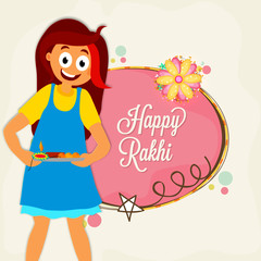 Cute Girl for Raksha Bandhan celebration.