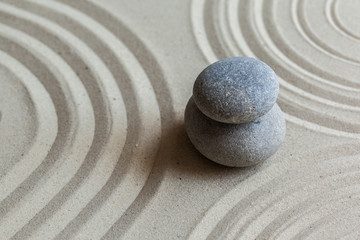 Fototapeta na wymiar Zen stone garden