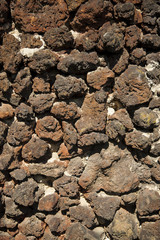 wall off lava rock