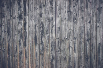 Wooden planks in black color