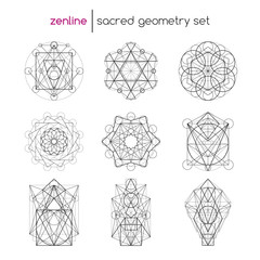 Sacred geometry set - 117893956