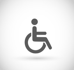 Handicap icon vector