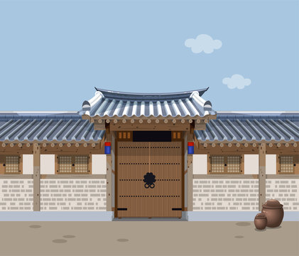 Traditional Korean style house A