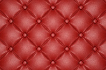 3D render of the red quilted leather pattern