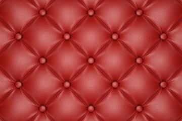 3D render of the red quilted leather pattern