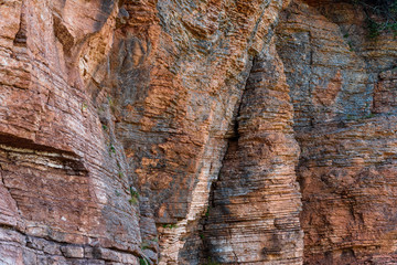 Sandstein rot Schicht Struktur 