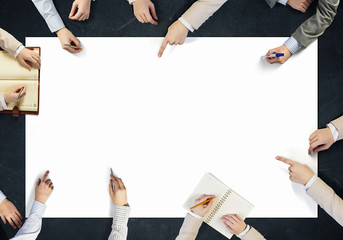 Build your business team . Mixed media