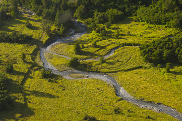 Aerial Southern Alps New Zealand South Island - Südinsel Neuseeland Alpen Luftaufnahmen 