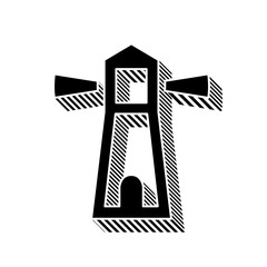 ikona ze wzorku pasków i kresek © vempireart