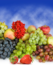 image of many fruits close-up