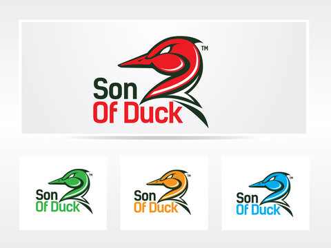 duck mascot logo