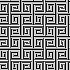 Abstract geometric black and white hipster fashion pillow maze pattern