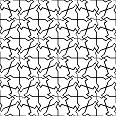 Obraz premium Abstract geometric black and white hipster fashion pillow fashion pattern
