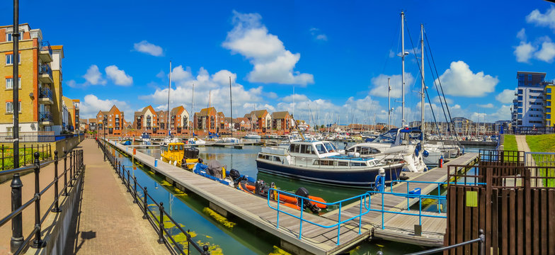 Sovereign Harbour Marina, Eastbourne, East Sussex, England