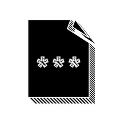 ikona ze wzorku pasków i kresek