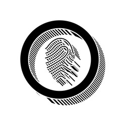 ikona ze wzorku pasków i kresek © vempireart