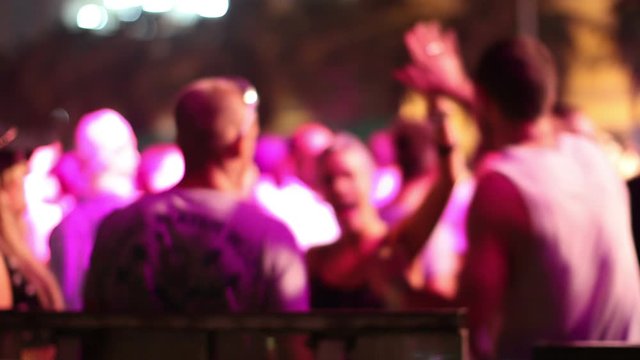 dancers at an outdoor electronic music event