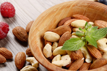 Nuts in a bowl