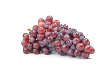 Small red grapes bunch