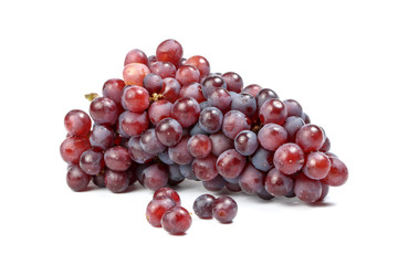 Small red grapes bunch