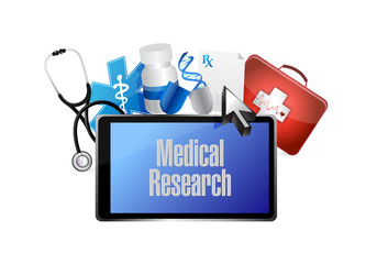 Medical research computer technology isolated