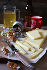 Savoy speciality:  beer, cheese and caramel