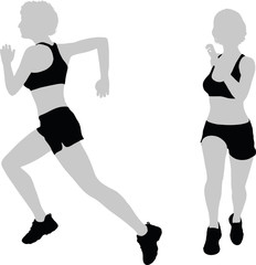 runner silhouette