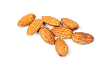 Almonds healthy whole nuts