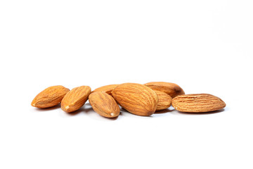 Almonds healthy whole nuts