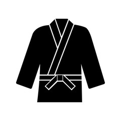 Karate suit icon,vector illustration on background