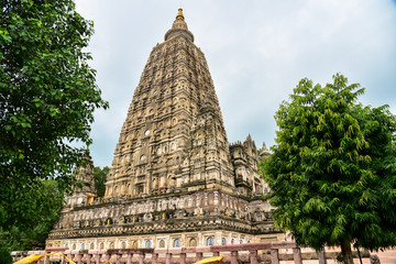 The Imposing Mahabodhi Temple Complex in Bodh Gaya, India