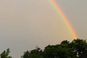 Rainbow in the sky
