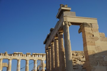 Fototapeta premium The ancient Acropolis of Athens 