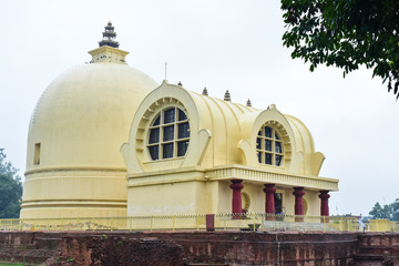 Iconic Parinirvana Stupa in Kushinagar