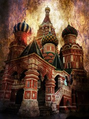 Basil the blessed cathedral grunge concept