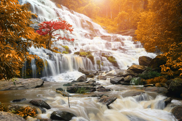  waterfall at Doi Inthanon National Park, Chiangmai, Thailand