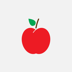 apple icon vector, solid logo illustration, pictogram isolated on white