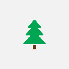 spruce icon vector, tree solid logo illustration, pictogram isolated on white