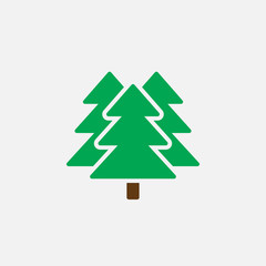 spruce icon vector, forest solid logo illustration, tree pictogram isolated on white