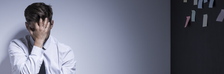 His work is against him