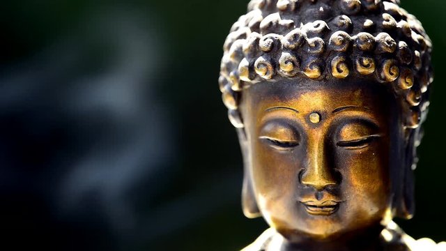 Buddha Statue mit R&auml;ucherst&auml;bchen
