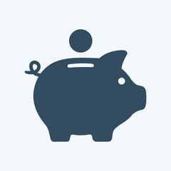 Piggy bank icon