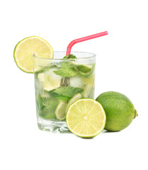 Fresh mojito in glass