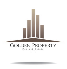 Obraz premium strong building logo