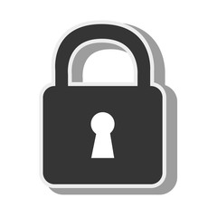 lock security closed icon vector graphic