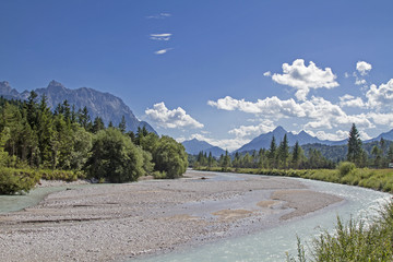 Isarbett bei Krün