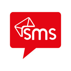 bubble chat sms text mobile icon vector graphic