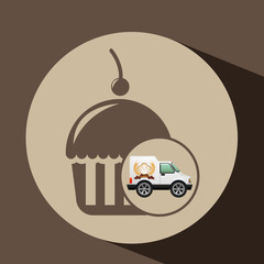 transport of cupcakes