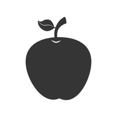 apple fruit food icon vector graphic