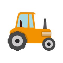 tractor farm agriculture icon vector graphic